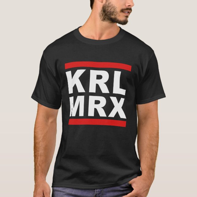 Camiseta Activismo del comunismo Karl Marx de KRL MRX (Anverso)