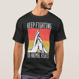 Camiseta Activista animal rescata derechos de conservación