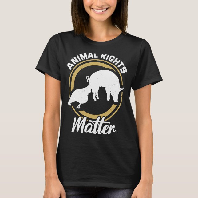 Camiseta Activista animal rescata derechos de conservación  (Anverso)