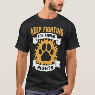 Camiseta Activista animal rescata derechos de conservación 