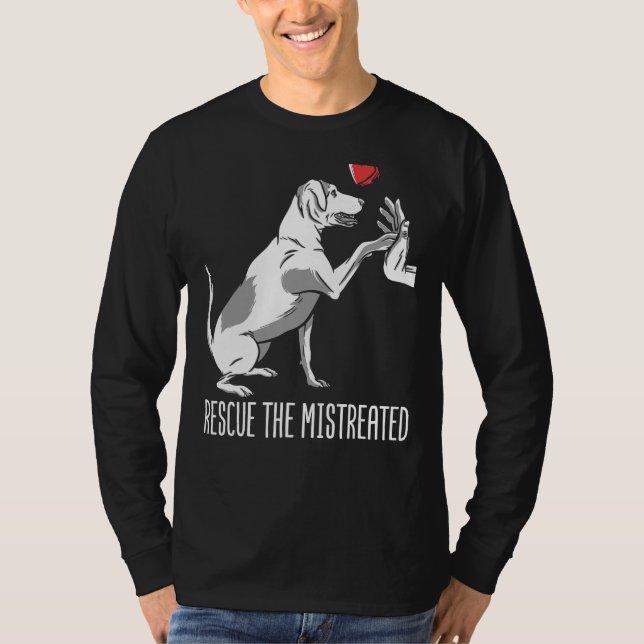 Camiseta Activista animal rescata derechos de conservación  (Anverso)