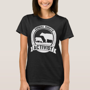 Camiseta Activista animal rescata derechos de conservación 
