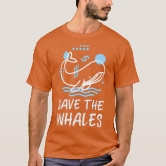 Camiseta Activista animal salva a las ballenas