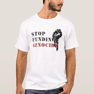 Camiseta Activista Blanca - Deja de Financiar el G