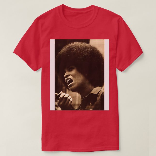 Camiseta Activista de Angela Davis (Diseño del anverso)