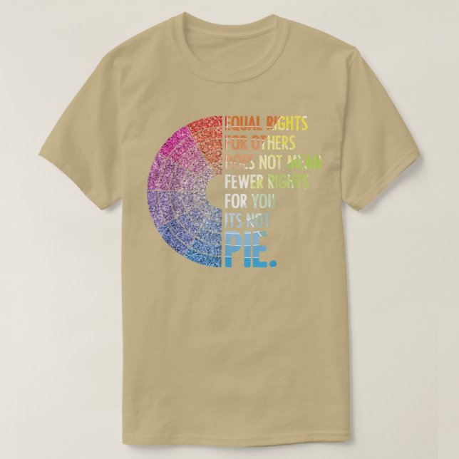 Camiseta Activista de Lgbt feminista por los derechos human (Diseño del anverso)