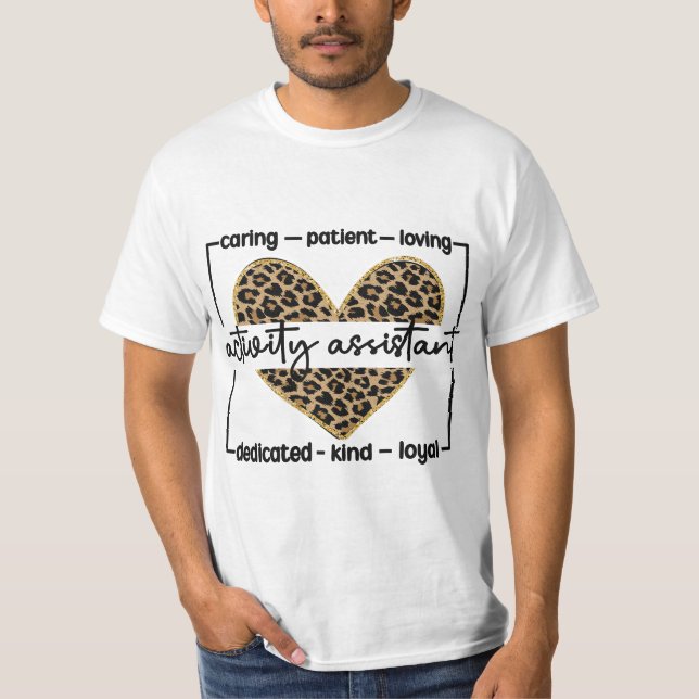 Camiseta Activity Assistant Appreciation Activities Assista (Anverso)