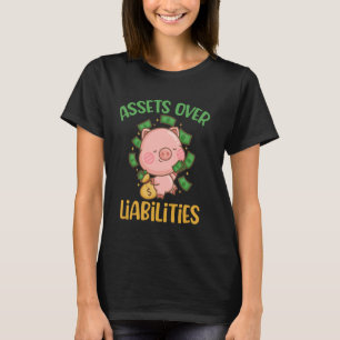 Camiseta Activo Sobre Pasivo Contable Funcionario CPA Acbos