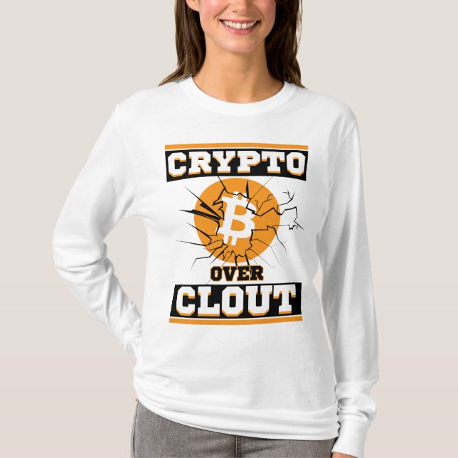 Camiseta Activos de Bitcoin Crypto Over Clout™ Sobre Algori (Anverso)
