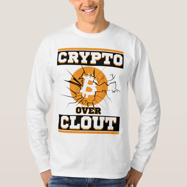 Camiseta Activos de Bitcoin Crypto Over Clout™ Sobre Algori (Anverso)