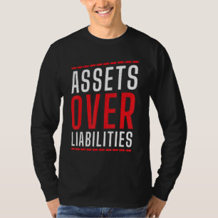 Camiseta Activos sobre Pasivos Contador Contabilidad CP