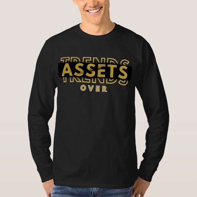 Camiseta Activos sobre tendencias™ Generar riqueza no promo (Anverso)