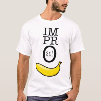 Camiseta ACTO de Impro - plátano