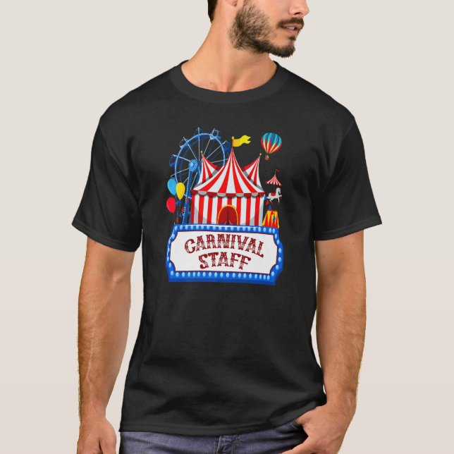Camiseta Acto del circo del personal del carnaval Ringmaste (Anverso)