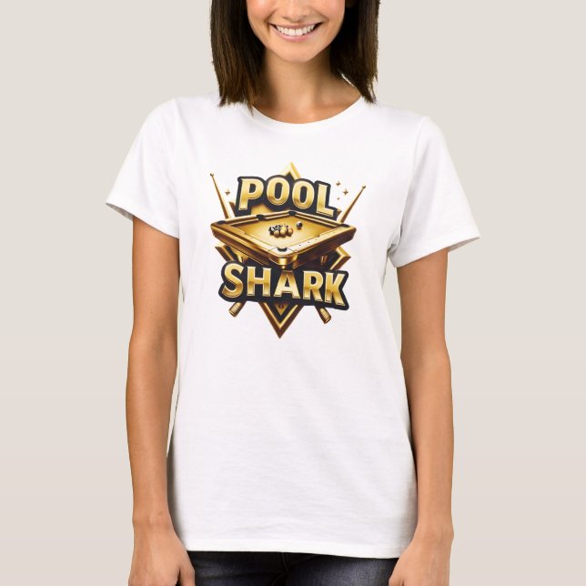 Camiseta Acto maestro: Pool Shark on Table (Anverso)
