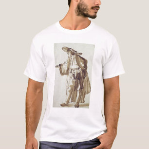 Camiseta Actor con un gorra Amplio-bordeado