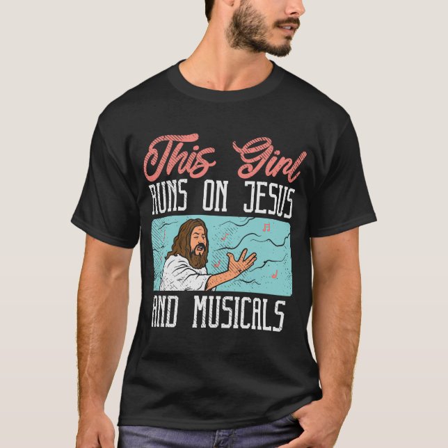 Camiseta Actor de Broadway Fans del Teatro Musical Jesus &  (Anverso)