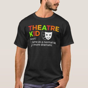 Camiseta Actor de definición de niño de teatro