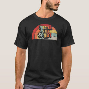 Camiseta Actor de teatro retro vintage Teatro musical es mi