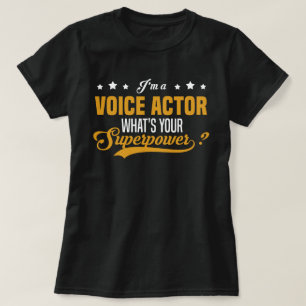 Camiseta Actor de voz
