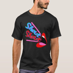 Camiseta Actor de voz actuando sobre los labios de la canci