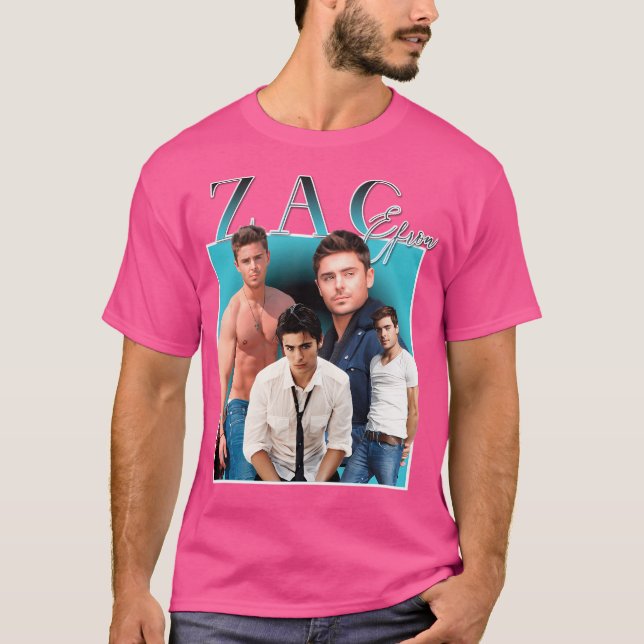 Camiseta Actor de Zaf Efron Bolton (Anverso)