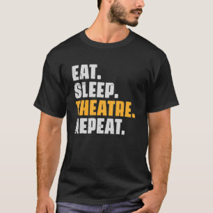 Camiseta Actor Del Teatro De Repetición Del Teatro De Sueño