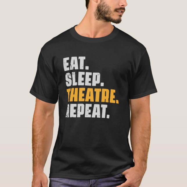 Camiseta Actor Del Teatro De Repetición Del Teatro De Sueño (Anverso)