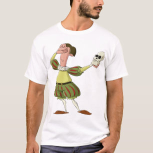 Camiseta Actor divertido de Hamlet de Shakespeare sostenien