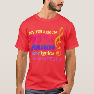 Camiseta Actor divertido obsequia al teatro de letras de Br