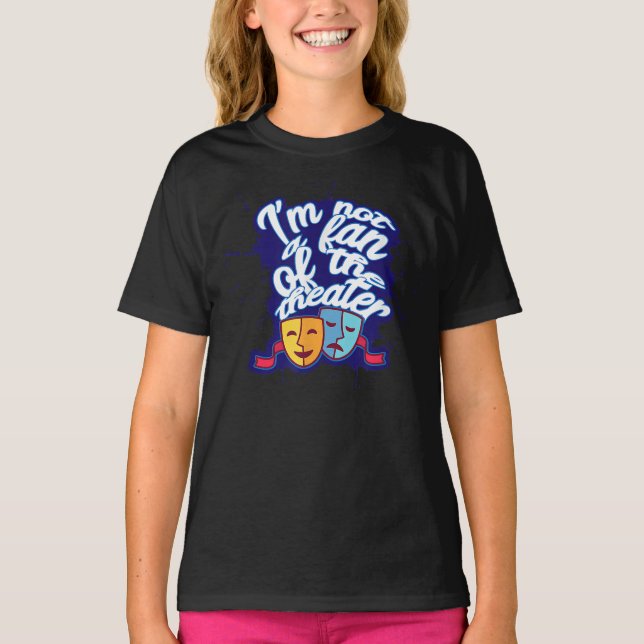 Camiseta Actor en funciones Teatro Dramma Show Design (Anverso)