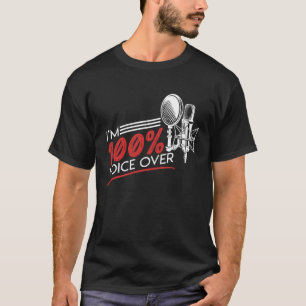 Camiseta Actor experto en grabación de voz de voz sobre art