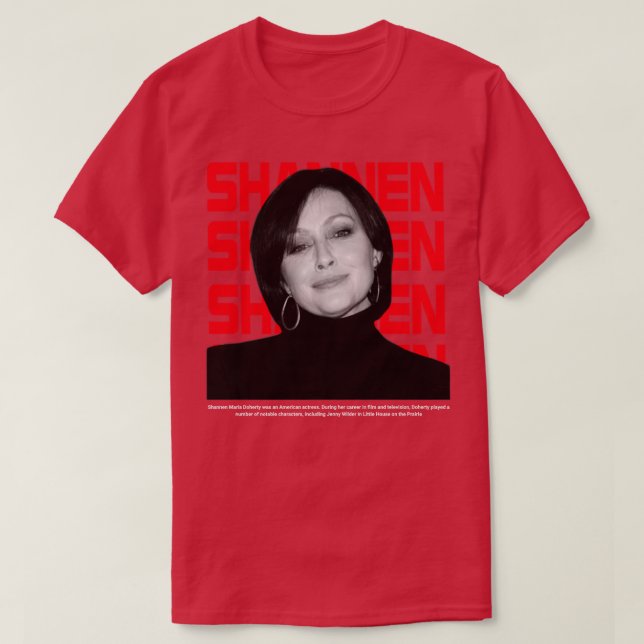 Camiseta Actor Shannen Doherty TShirt (Diseño del anverso)