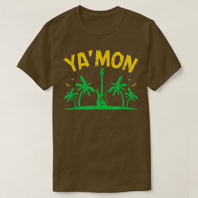 Camiseta Actores de guitarra de Reggae Bass Yamon (Diseño del anverso)