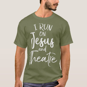 Camiseta Actores de regalo de actuación cristiana que corro