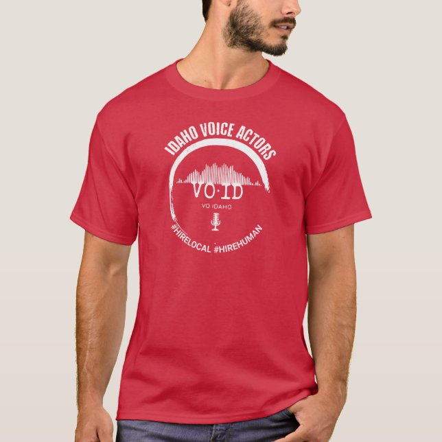 Camiseta Actores de VO Idaho Idaho Voice (Anverso)