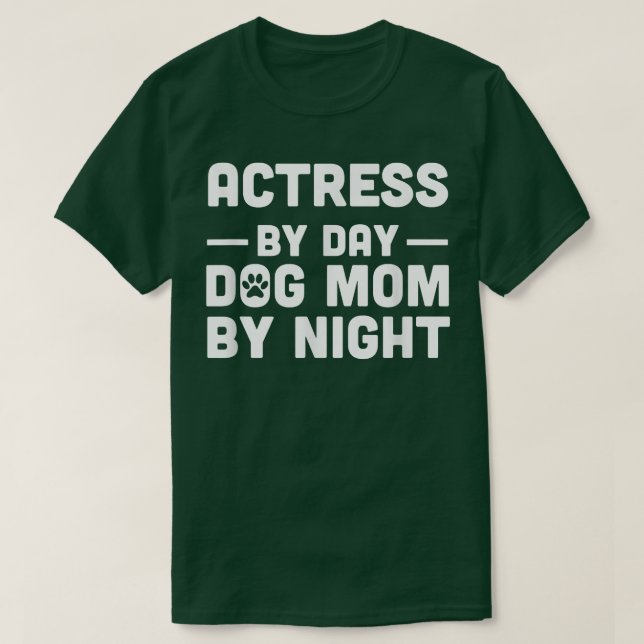 Camiseta Actress By Day Cat Mom By Night1 (Diseño del anverso)