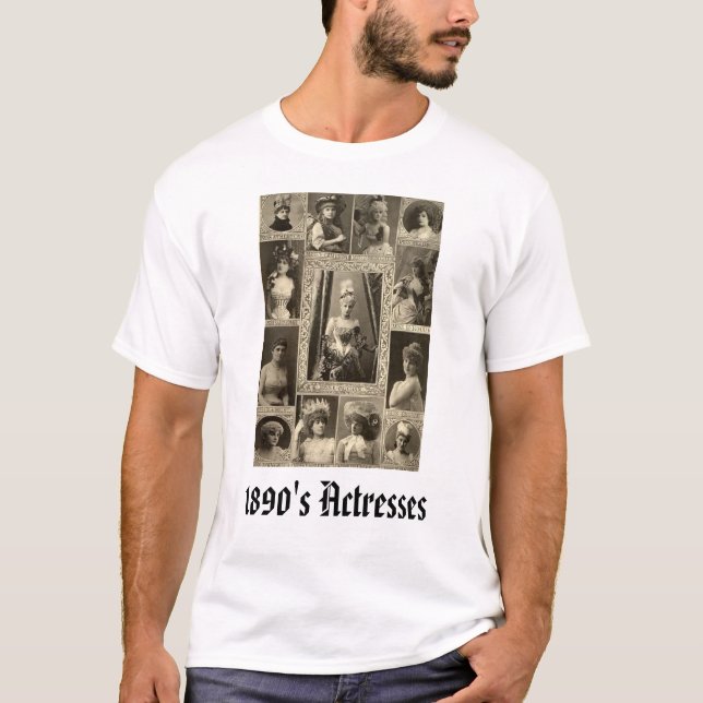 Camiseta actrices de los 1890s, actrices de los 1890's (Anverso)