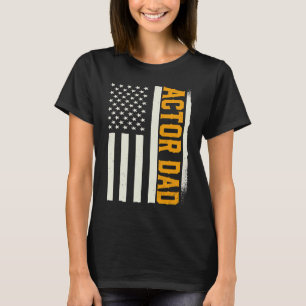 Camiseta Actriz de actuación patriótica Teatro Ensayo Actor