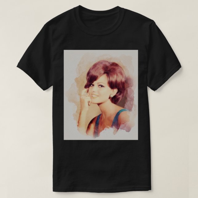 Camiseta Actriz de música ventilado Claudia Cardinale Guay  (Diseño del anverso)