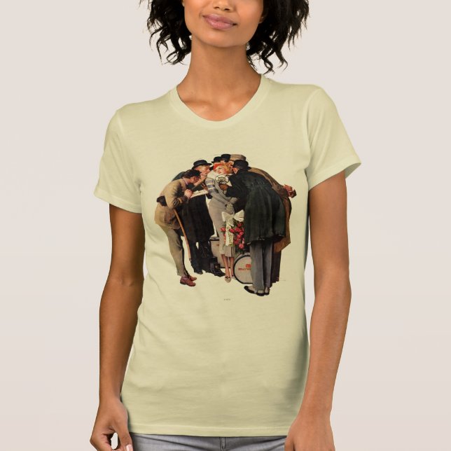Camiseta Actriz joven de Hollywood (Anverso)