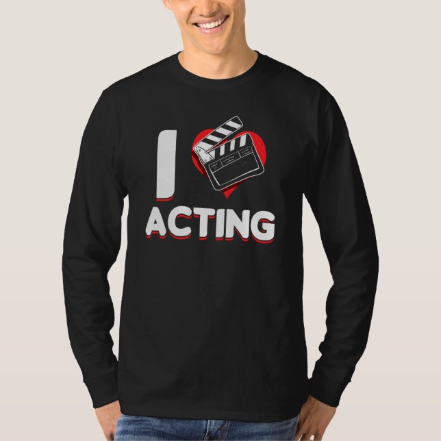 Camiseta Actriz teatral de teatro de teatro de Broadway a l (Anverso)