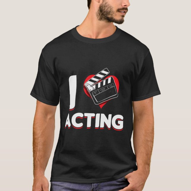 Camiseta Actriz teatral de teatro de teatro de Broadway a l (Anverso)