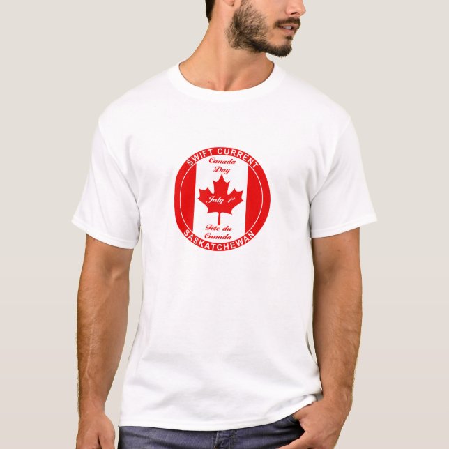 CAMISETA ACTUAL DEL DÍA DE SWIFT SASKATCHEWAN (Anverso)