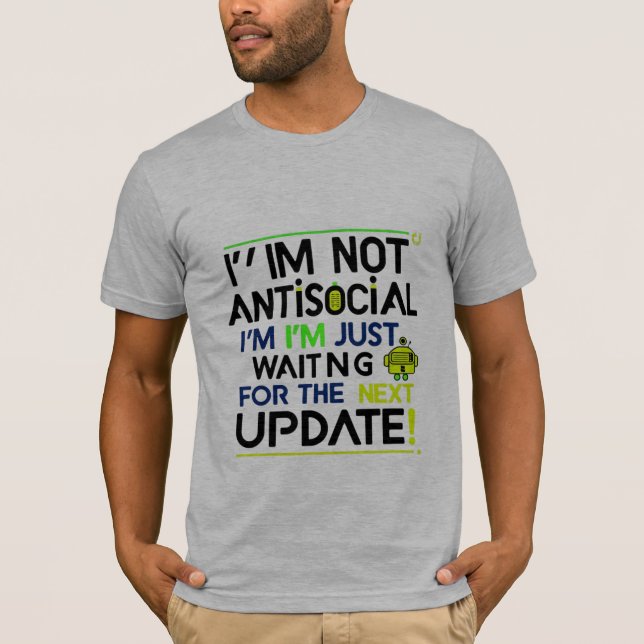 Camiseta Actualización pendiente (Anverso)