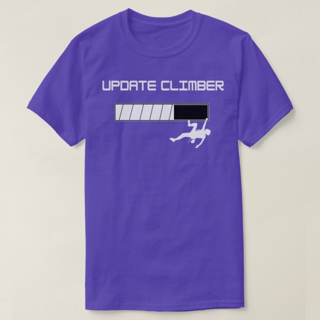 Camiseta Actualizar el diseño de escalada de escaladores 1 (Diseño del anverso)