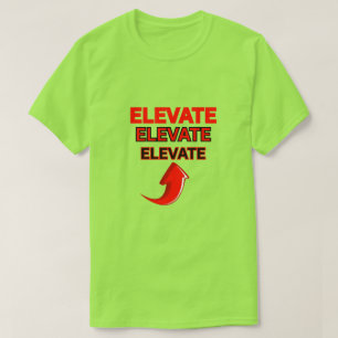 CAMISETA ACTUALIZAR NEÓN LIMA ROJO MOTIVACIONAL UNISEX HOMB