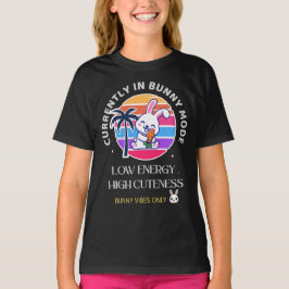 Camiseta Actualmente en modo conejito 