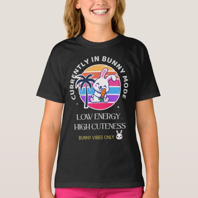 Camiseta Actualmente en modo conejito  (Anverso)