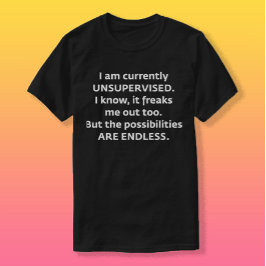 Camiseta Actualmente no estoy SUPERVISADO